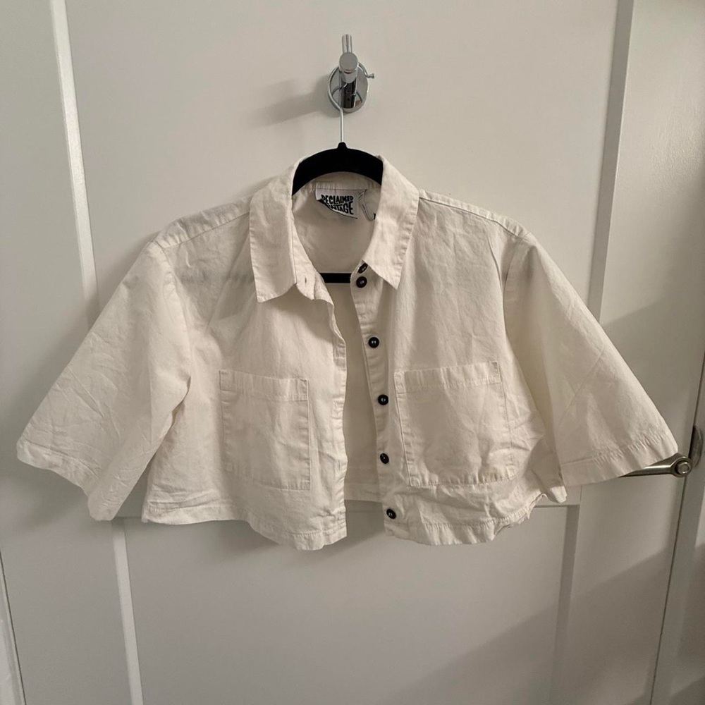Reclaimed Vintage White Crop Top